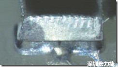 不沾錫，空焊不沾錫