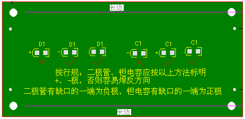 關(guān)于二極管、鉭電容的極性標(biāo)注